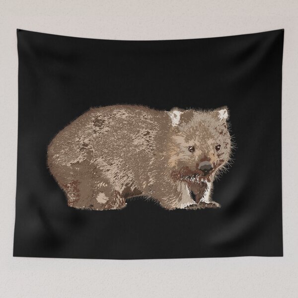 Item preview, Wombat (Vombatus ursinus) designed and sold by ChrissyWild.