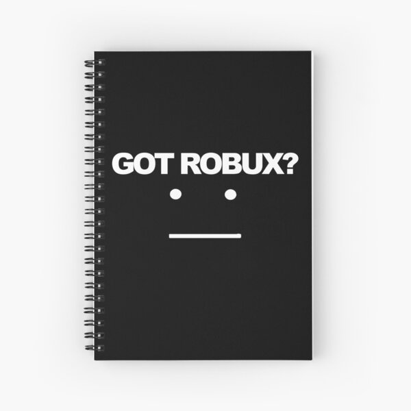 Cuadernos De Espiral Robux Redbubble - la evolucion de roblox obby youtube