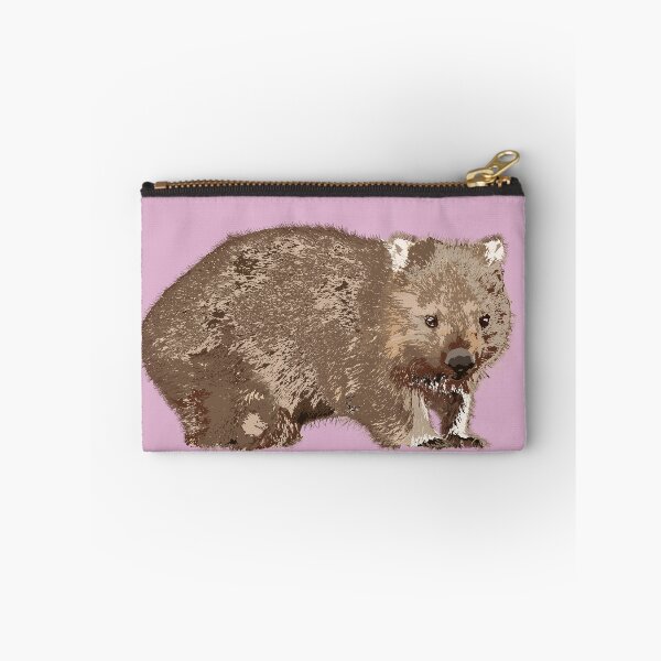 Item preview, Wombat (Vombatus ursinus) on pink designed and sold by ChrissyWild.