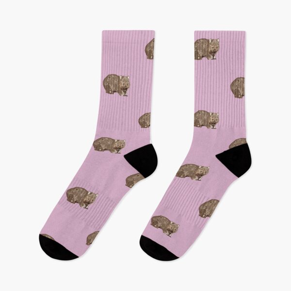 Item preview, Wombat (Vombatus ursinus) on pink designed and sold by ChrissyWild.