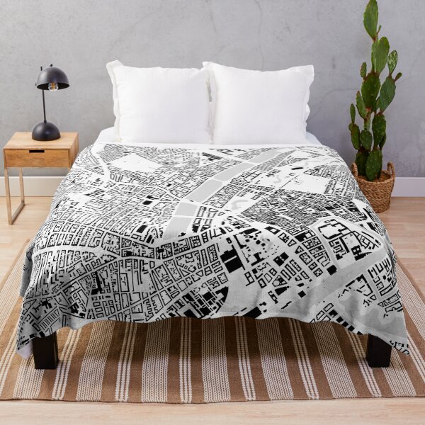 Item preview, Copenhagen black and white building city map designed and sold by Intrepix.