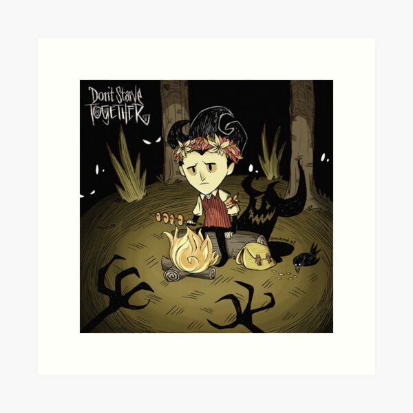 First Night Wilson w / background Art Print
