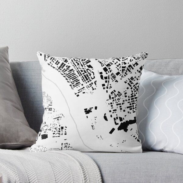 Item preview, Dallas black & white building city map designed and sold by Intrepix.