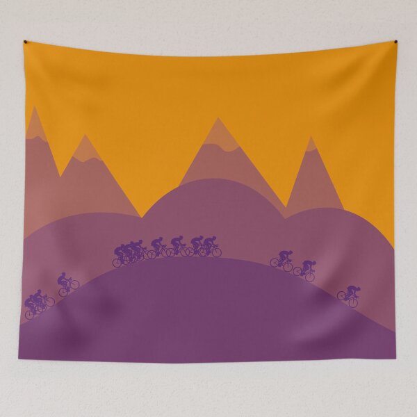 Item preview, Cycling in the Hills Sunrise designed and sold by SJ Designs.