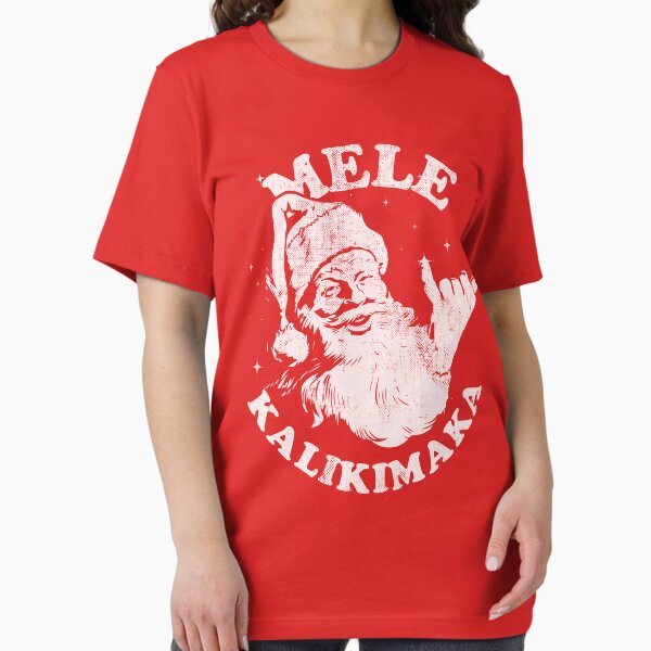 Item preview, Retro Christmas Mele Kalikimaka Santa Shaka Hawaii designed and sold by Alt Culture.