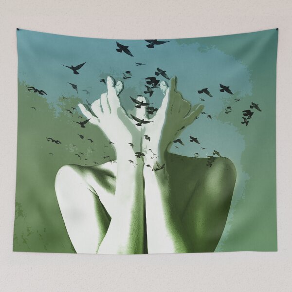 Item preview, L acher d' oiseaux  designed and sold by timelessfancy.