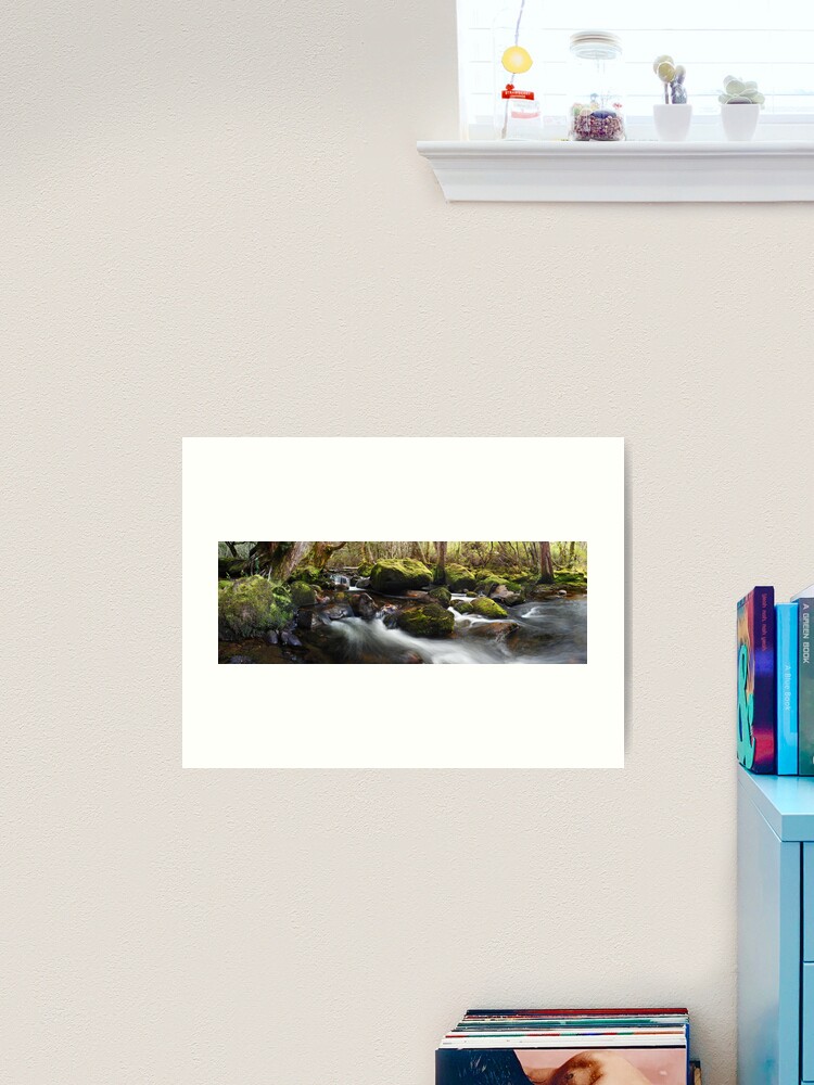 Thumbnail 2 of 3, Art Print, Pine Valley Stream, Lake St Clair National Park, Tasmania designed and sold by Chockstone.
