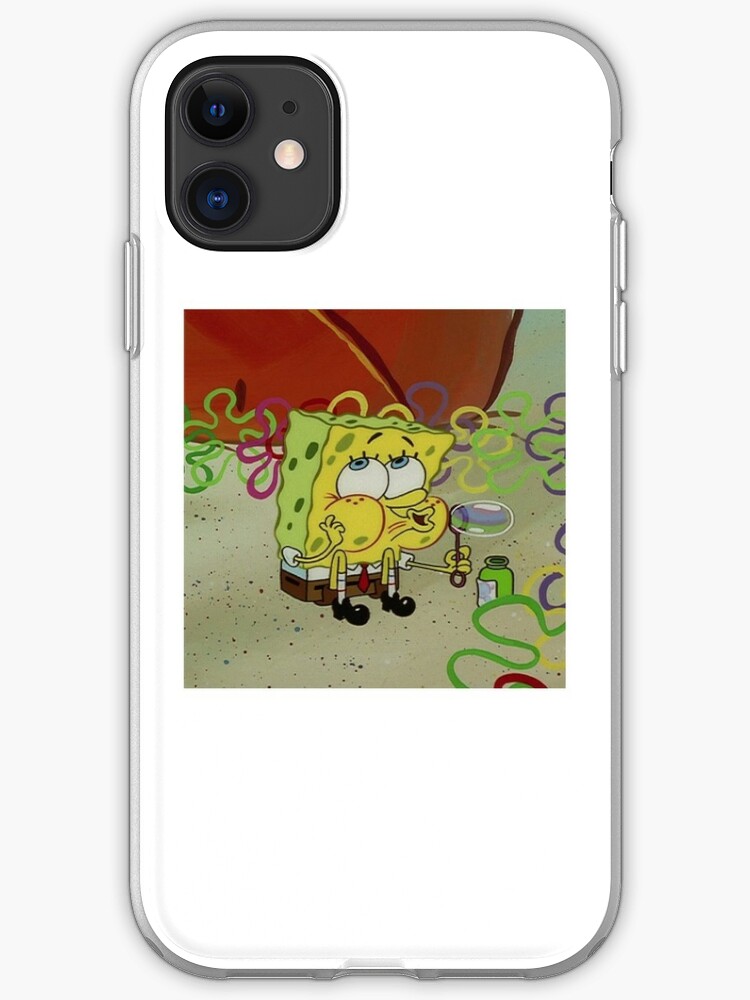 Funda Y Vinilo Para Iphone Bob Esponja Susurrando Al Oido De Tus