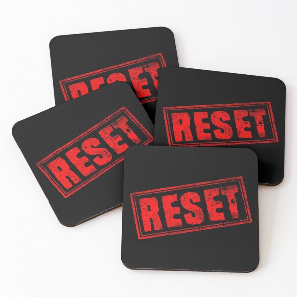 Item preview, Reset (Vintage Retro Stamp) designed and sold by SassyClassyMe.
