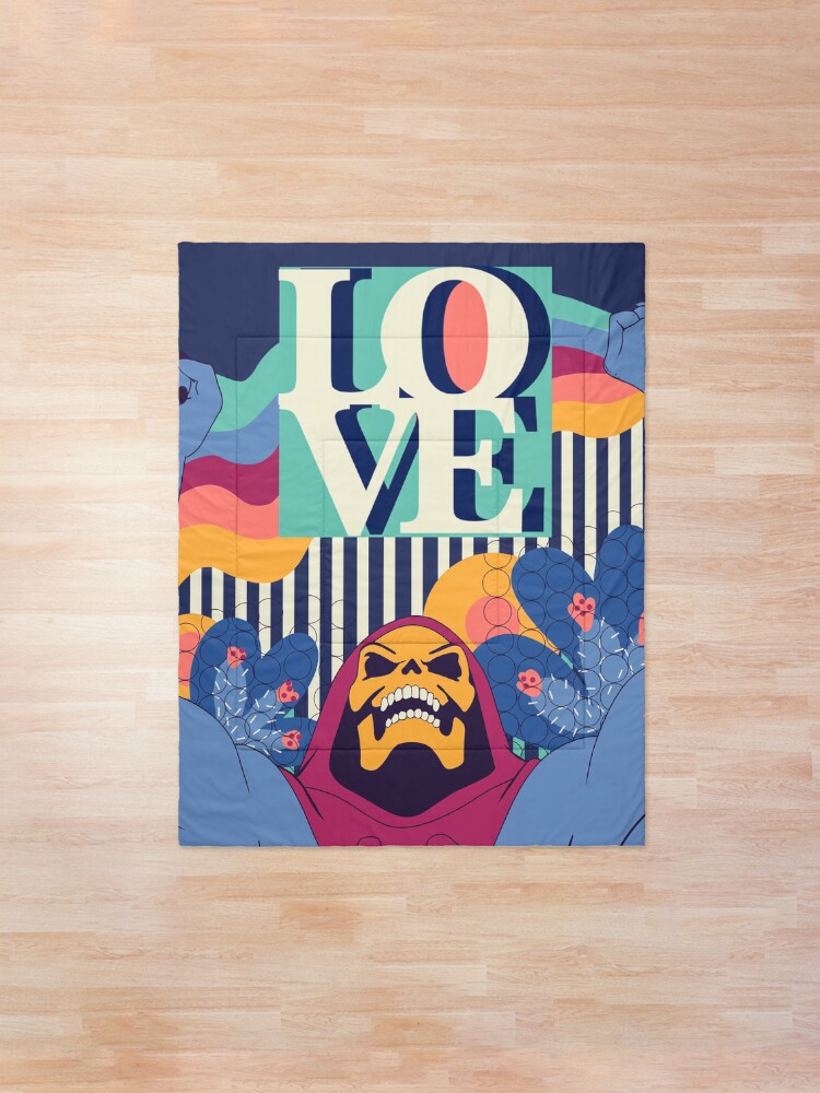 Alternate view of Love Skeletor Comforter