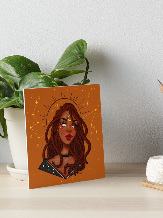 Thumbnail 1 of 2, Art Board Print, Celestial Serenity designed and sold by Artbyaprilcoope.
