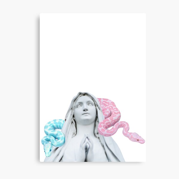 Angel with her snakes Metal Print