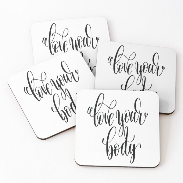 Item preview, Love Your Body Inspirational Quotes designed and sold by ProjectX23.