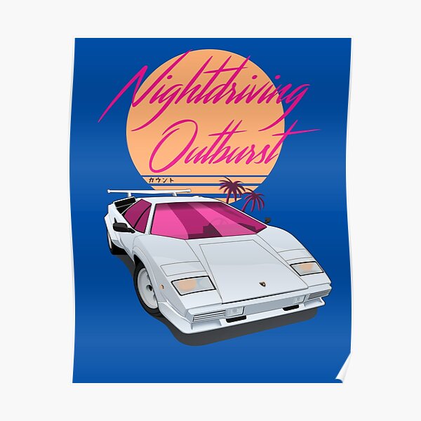 Lamborghini Countach Posters for Sale | Redbubble