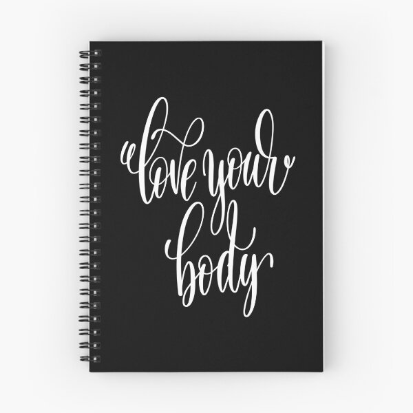 Item preview, Love Your Body Inspirational Quotes designed and sold by ProjectX23.