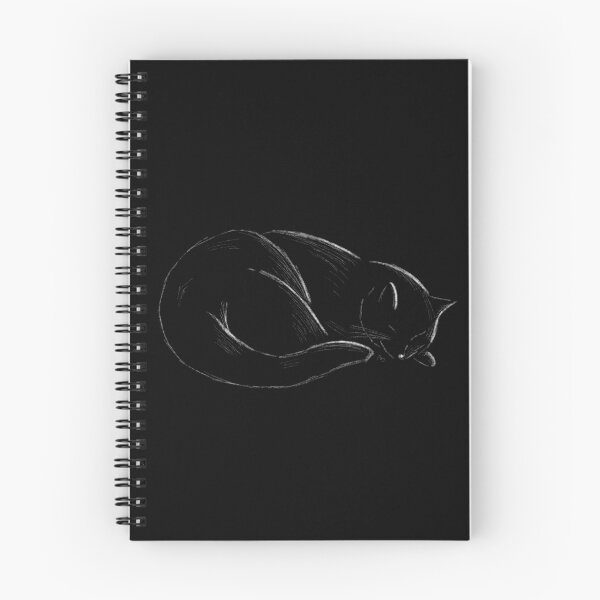 Item preview, Sleeping Cat on Black designed and sold by Ally Craig.