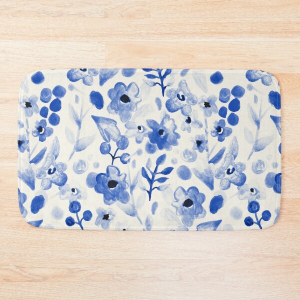 Item preview, Blue China - Watercolor Floral designed and sold by Tangerine-Tane.