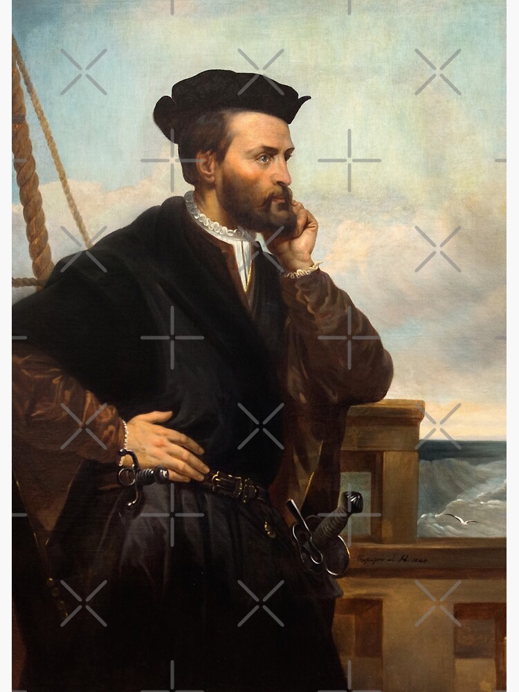 Jacques Cartier Portrait by Th ophile Hamel French navigator and