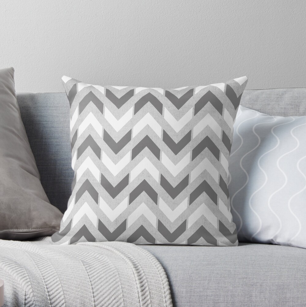 chevron throw pillow