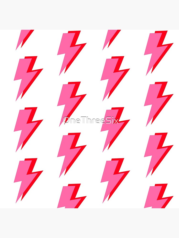 Pink and Red Lightning by OneThreeSix