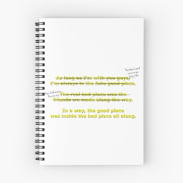 Item preview, The Good Place Quote designed and sold by ButterfliesT.