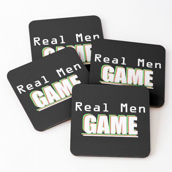 Item preview, Real men GAME designed and sold by twistypaddie.