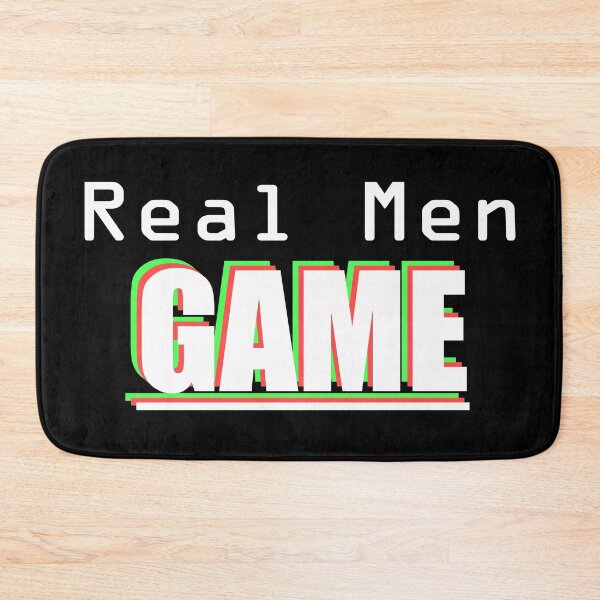 Item preview, Real men GAME designed and sold by twistypaddie.