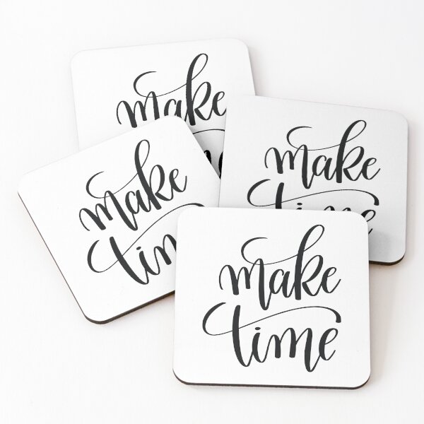Item preview, Make Time Inspirational Quotes designed and sold by ProjectX23.