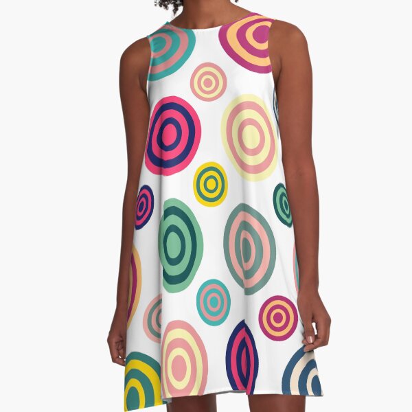 Blob and Weave A-Line Dress