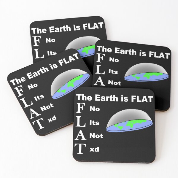 Item preview, The Earth Is Flat designed and sold by twistypaddie.