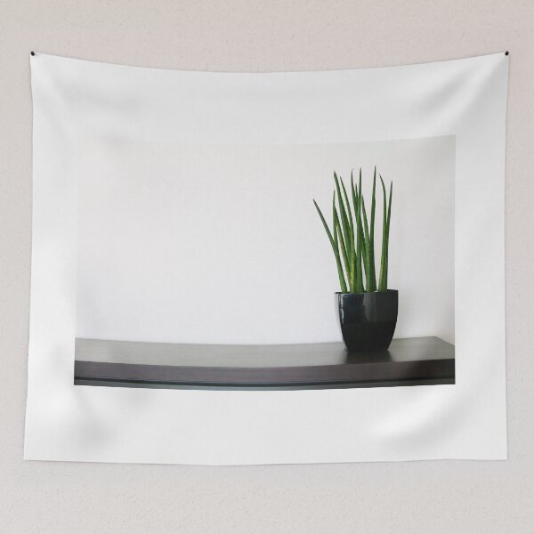 Item preview, Green plant in black flowerpot designed and sold by Endorfin Garment.