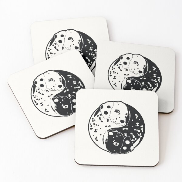 Item preview, #YinYangANIMAL no. 4: DALMATIAN designed and sold by dorabarkoczi.