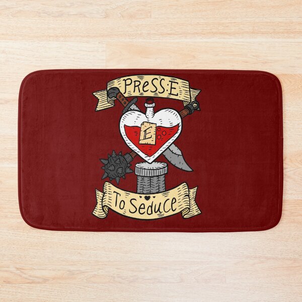 Item preview, press E to seduce. rpg gaming. designed and sold by JJadx.