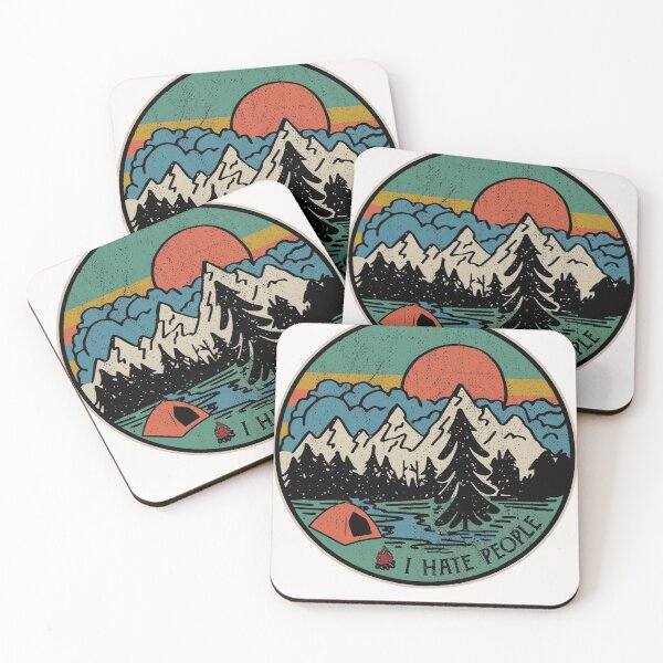 Item preview, Camping funny quote i hate people designed and sold by bentakana.