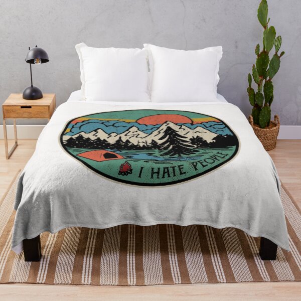 Item preview, Camping funny quote i hate people designed and sold by bentakana.