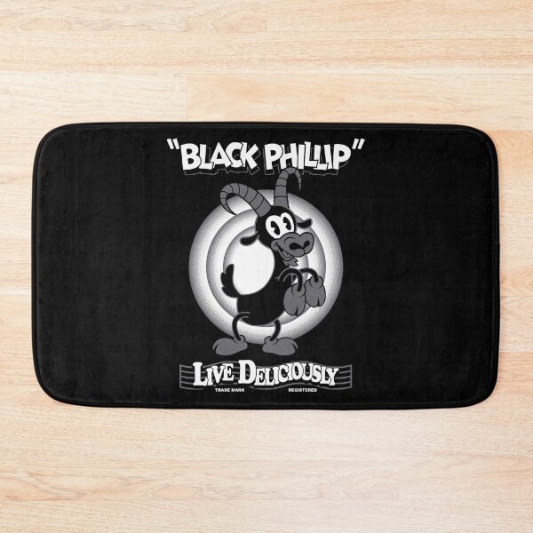 Item preview, Black Phillip - Vintage Cartoon - Witch - Goth Occult - Live Deliciously designed and sold by Nemons.