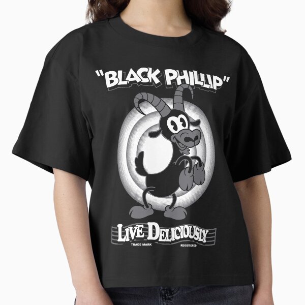 Item preview, Black Phillip - Vintage Cartoon - Witch - Goth Occult - Live Deliciously designed and sold by Nemons.