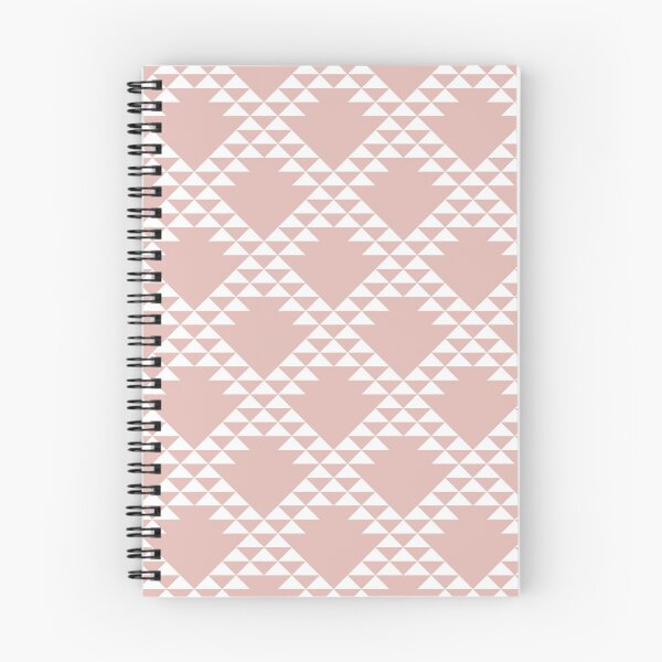 Item preview, White On Rose Gold Triangle Lattice Diagonal designed and sold by rewstudio.