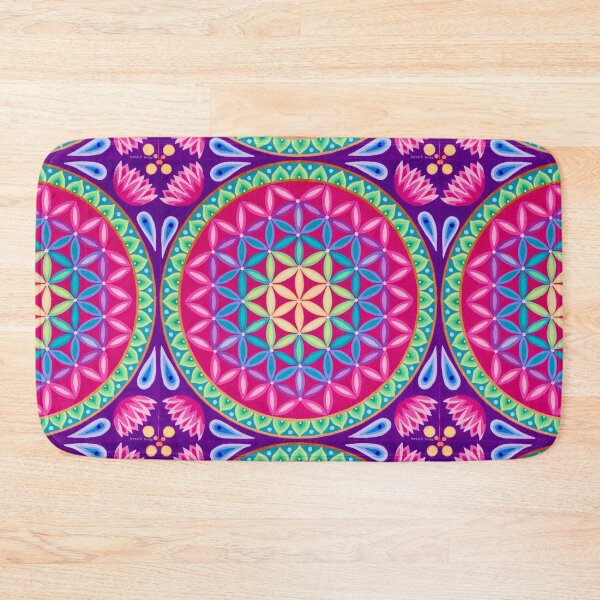 Item preview, Rainbow Flower of Life Mandala designed and sold by Soozie Wray.
