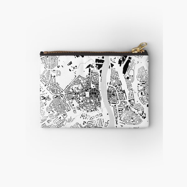 Item preview, Maastricht edificio blanco y negro mapa de la ciudad designed and sold by Intrepix.