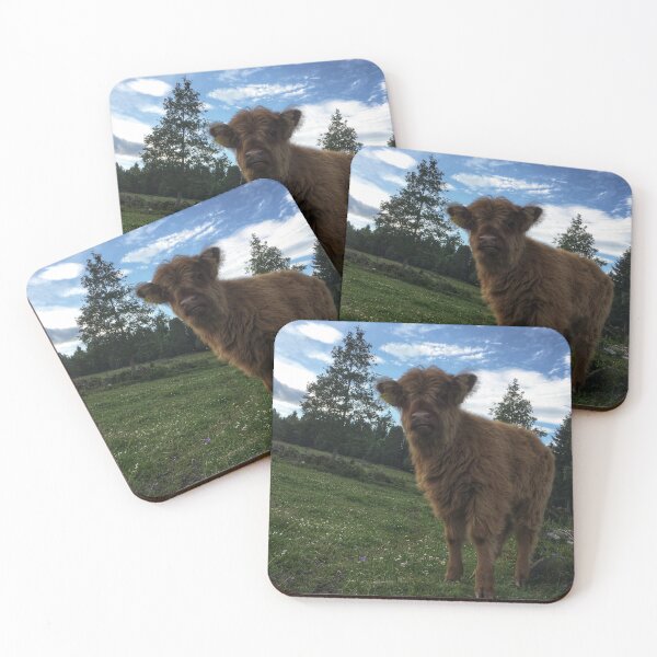 Item preview, Scottish Highland Cattle Calf 1799 designed and sold by SaarelaHighland.