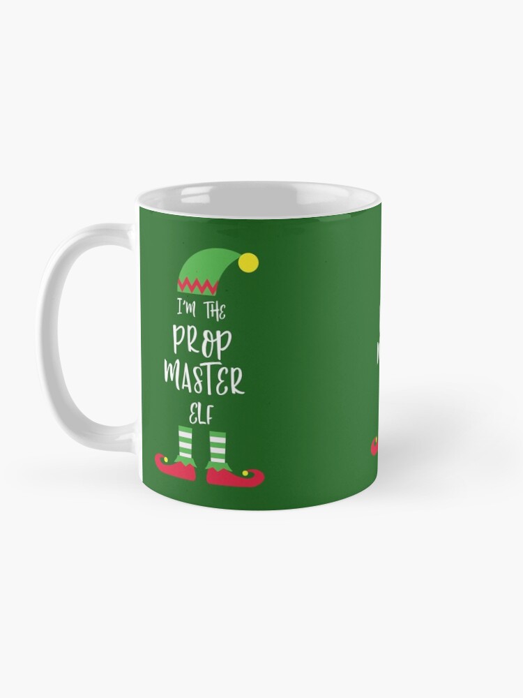 Alternate view of Film Crew, I'm The Prop Master Elf Funny Film Christmas Coffee Mug