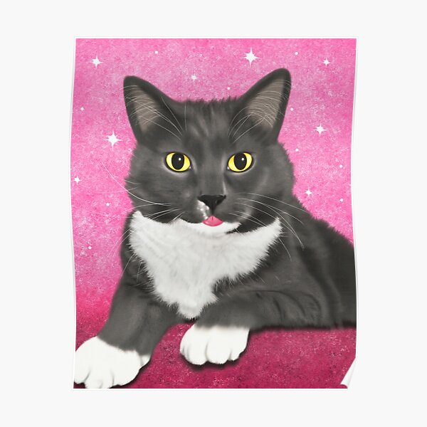Nyan Portraits Custom Pet Portrait - Preeb Poster