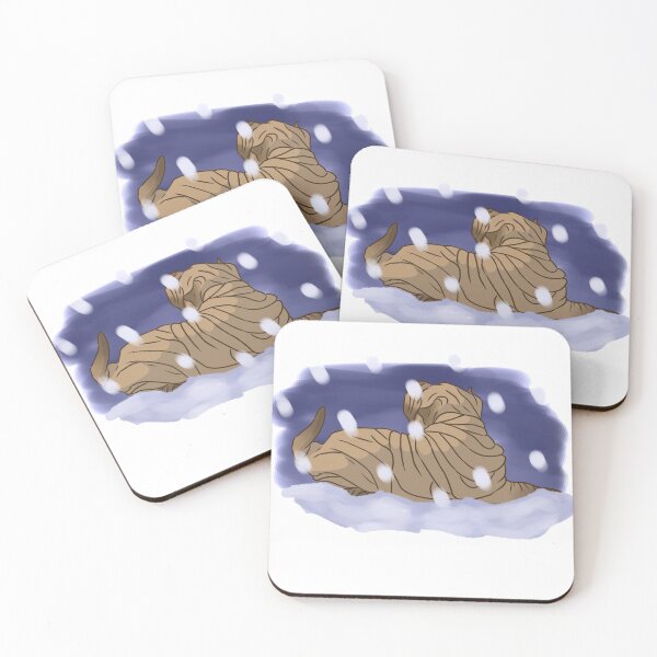 Item preview, Snow Covered Sharpei designed and sold by Charlene Morrison.