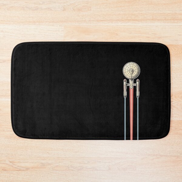 USS Enterprise Star Trek 2 Bath Mat