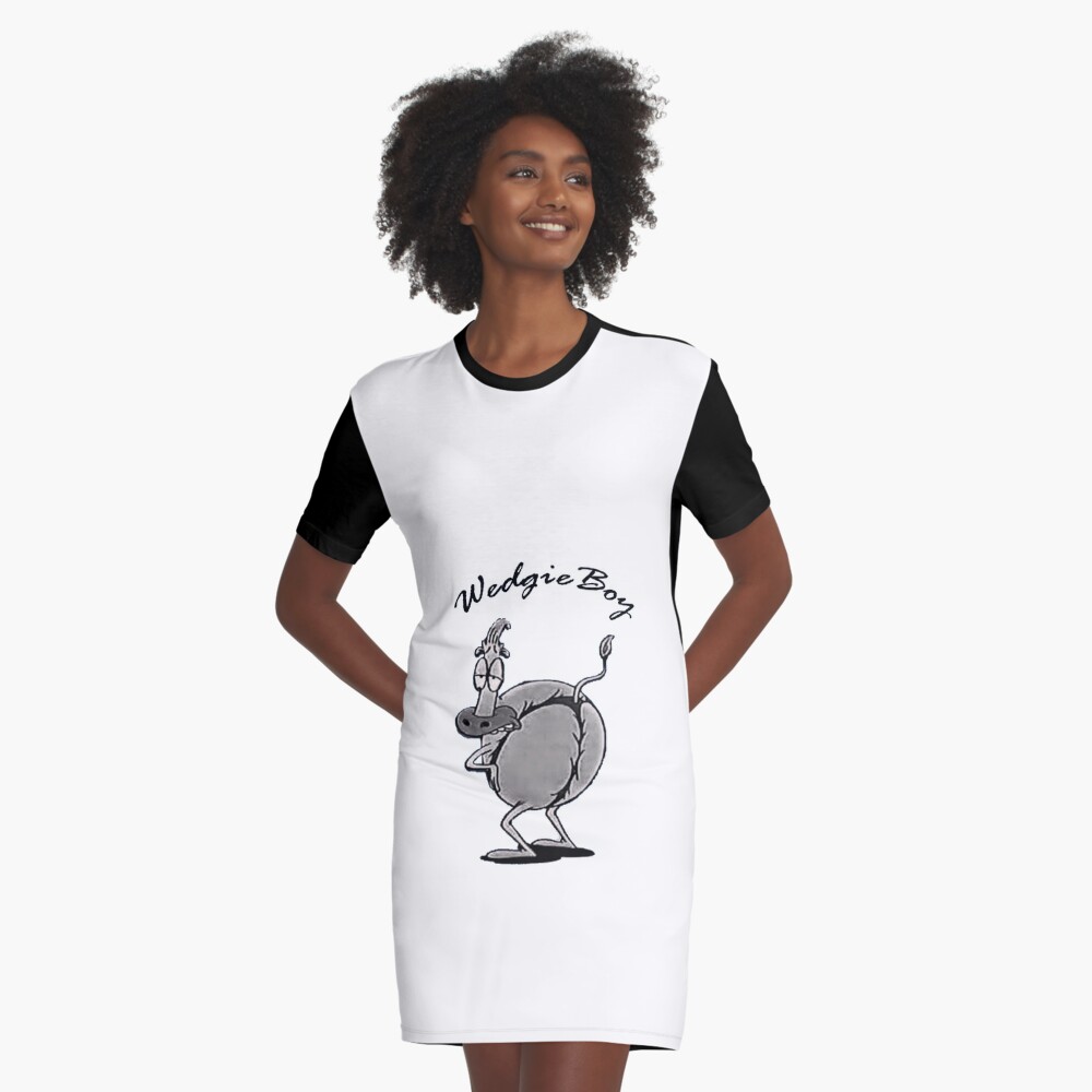 Wedgie Boy Graphic T-Shirt Dress for Sale by rzlatssunrise