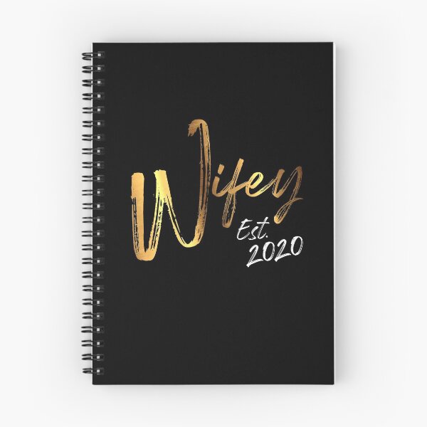 Item preview, Wifey Est 2020 Husband Wife Couple Wedding Year Newly Weds Gift designed and sold by Dressed For  Duty.