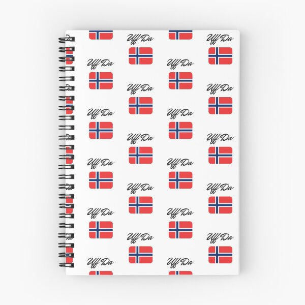 Item preview, UFF DA - Norwegian Saying and Norway Flag designed and sold by angcreations.