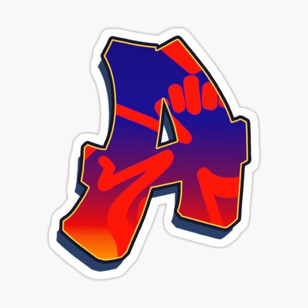 A - Night Sky Graff Styler Sticker