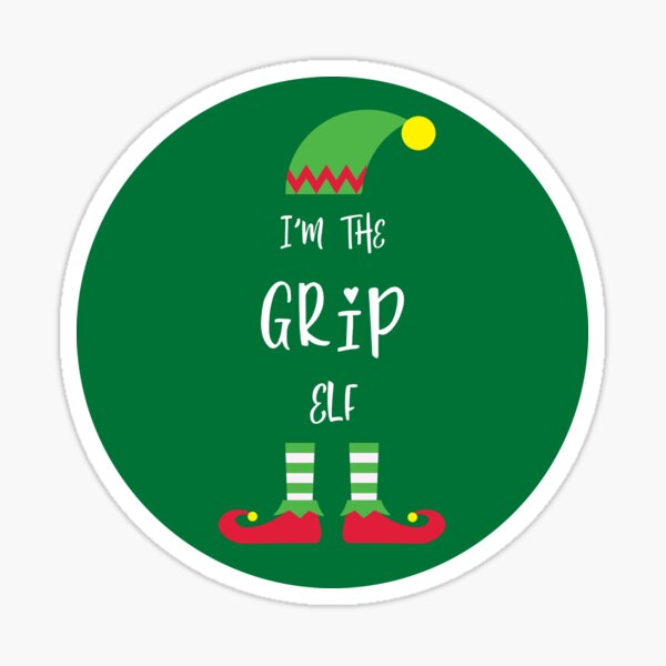 Film Crew, I'm The Grip Elf Funny Film Christmas Sticker